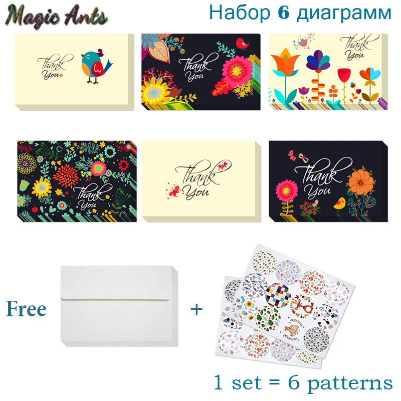 6pcs Floral Thank you card Black with envelope sticker custom Invitations Notes card Blank inside Greeting Card postcards Gifts
6pcs Floral Thank you card Black with envelope sticker custom Invitations Notes card Blank inside Greeting Card postcards Gifts