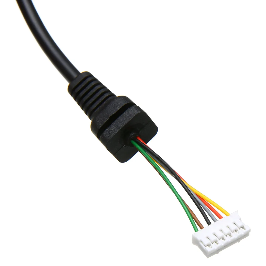 65cm Black Microphone Cable Cord Suitable For Yaesu MH-36B6J FT-100 FT-100D FT-90R FT-2600M FT-3000M Mayitr