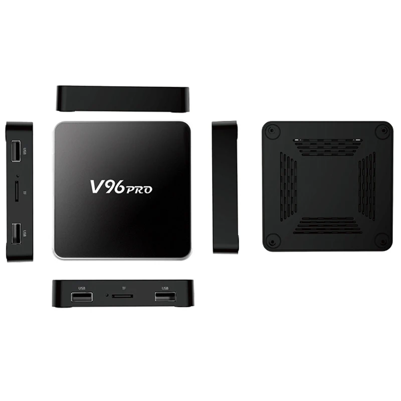 V96PRO Android ТВ приставка Amlogic S905W 2 Гб 16 Смарт OS 7 1 Приставка Поддержка 4 к IP H.265