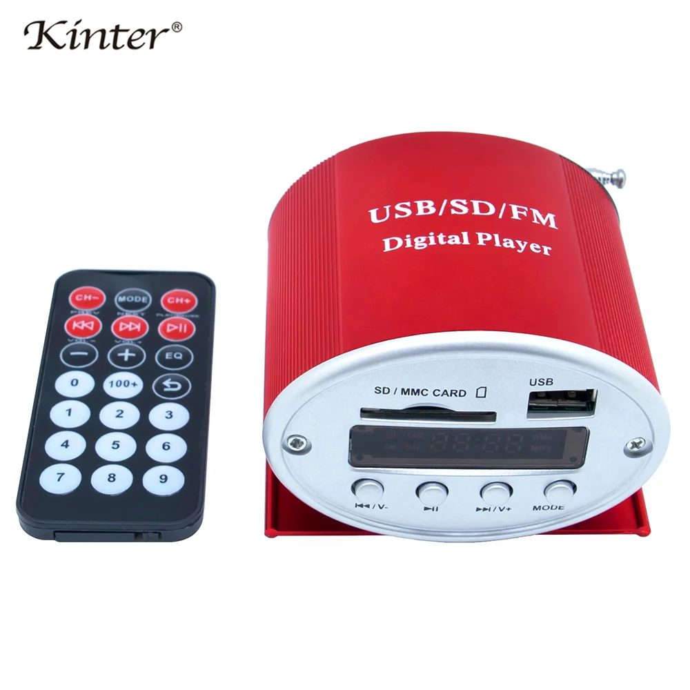 Kinter A3 усилитель аудио ридер USB SD вход FM радио Светодиодный дисплей DC12V предложение