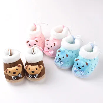 

New Baby Cotton Children's Shoes Boys' and Girls' Cotton Shoes Baby's Cotton Shoes Cute Candy Color Baby Shoes TOP4139