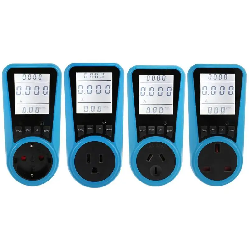 

Digital Voltage Wattmeter Power Analyzer Electronic Power Energy Meter Automatic Switch Outlet Socket with Backlight Tools