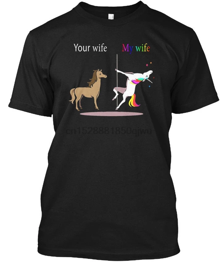 

Mens Your Wife My Unicorn - Popular Tagless Tee T-Shirt