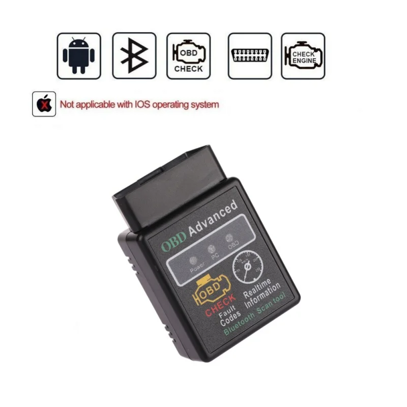 Новый V02H2-1 V1.5 HH elm327 bluetooth 2,0 OBD2 сканер HH ELM 327 Bluetooth Smart Car диагностический Интерфейс ELM 327