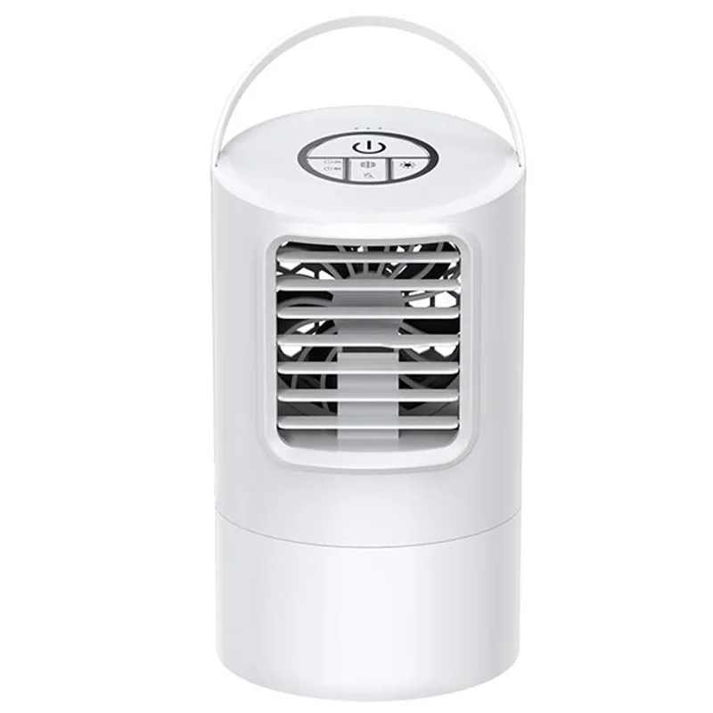 

Personal Air Conditioner Fan, Personal Space Cooler For Desktop Mini Evaporative Air Cooler, Humidifier Misting Fan Air Condit