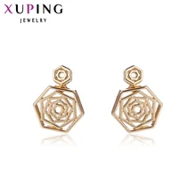 Xuping Модные специальные геометрические позолоченные серьги дизайнерские гвоздики ювелирные изделия высокого качества подарок на Рождество S52-94714