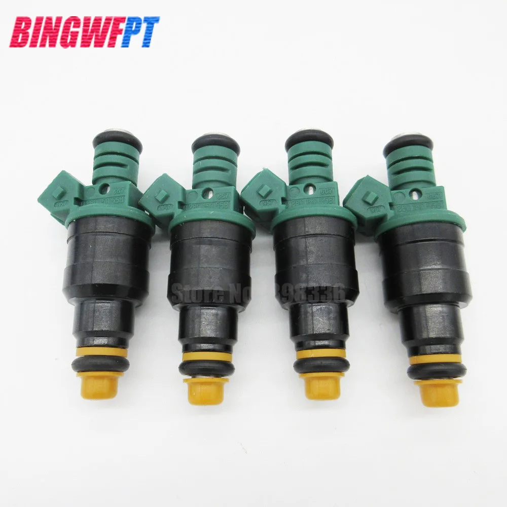 4 stks/partij Hoge prestaties 440cc injector universele EV1 injector 0280150558 voor Ford Audi bmw vw tuning racing