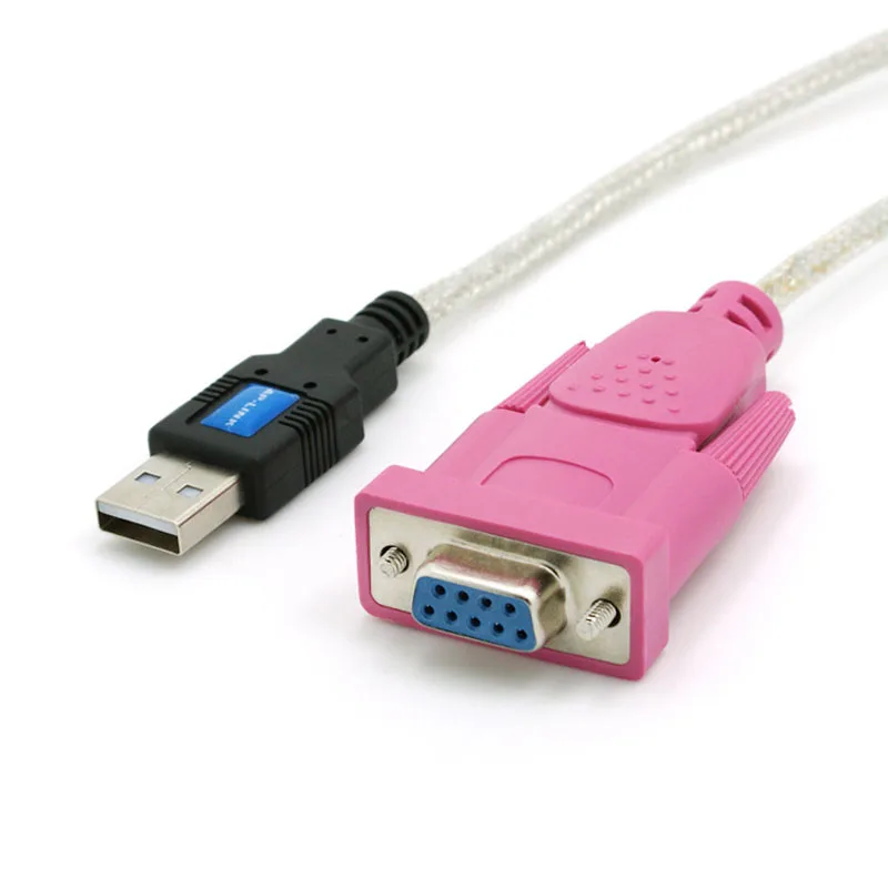 Горячий RS232 Серийный DB9 контактный разъем USB 2 0 PL 2303 кабель для Window98/2000/Win XP/Vista/MAC BUS66|