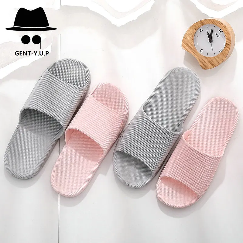 

Candy color Home Slippers Lovers New Indoor Slippers for Men and Women In Bathroom Sandals Wholesale Indoor Quality LX011