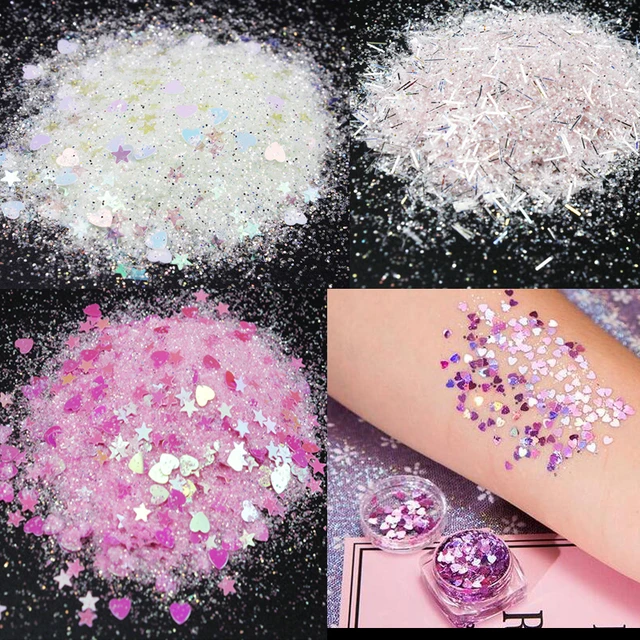  Thick Glitter 12 Colors Pigment Powder for Soap Making,  Cosmetic Holographic Glitter Pigments for Nail Face Eyes Lip Gloss Makeup  Resin Dye : Arts, Crafts & Sewing