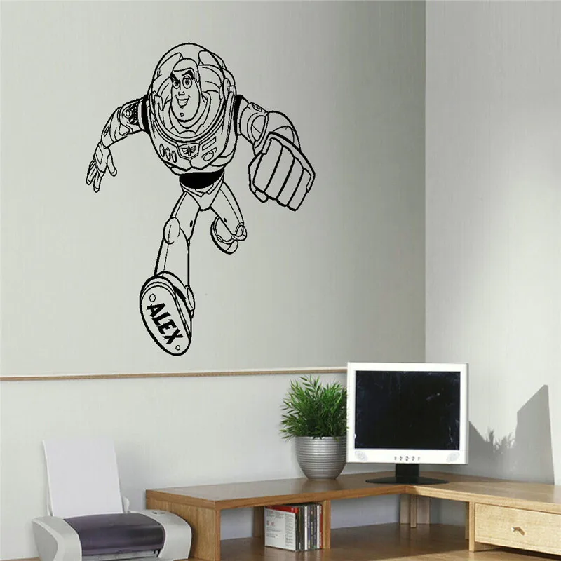 LARGE PERSONALISED CHILDRENS BEDROOM QUOTE PIRATES WALL STICKER TRANSFER DECAL