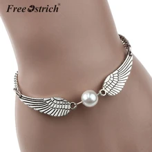 Лидер продаж Прямая ; женские туфли-лодочки на высоком каблуке ручной работы серебро крылья ангела, ювелирные изделия с изображением голубей мира браслет ювелирные изделия аксессуары N30