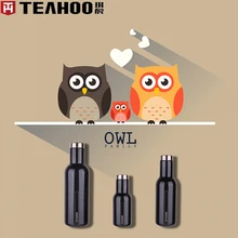 

TEAHOO Family 3pcs Direct Drink Insulated Stainless Steel Water Bottles High Vacuum Applicable Bottle Name Can Be Laser Carved