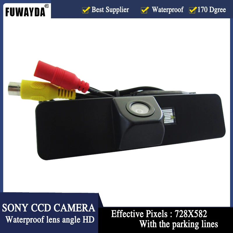 Автомобильная камера заднего вида FUWAYDA для SONY CCD с направляющей HD|reverse backup camera|car rear