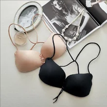 Модные женские бесшовные бюстгальтеры из плоти, пуш-ап, нижнее белье без бретелек, бюстгальтер Бесшовный Бюстгальтер для девочек, женское нижнее белье 2