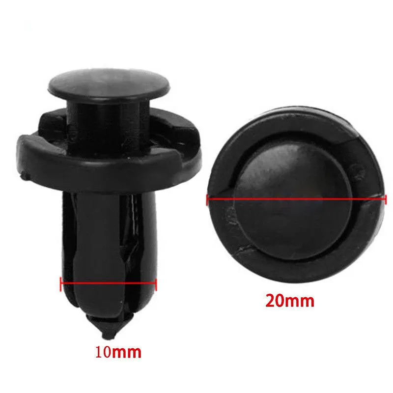 

20pcs Car Plastic Rivet Fastener Mud Flaps Bumper Fender Push Clips for Nissan