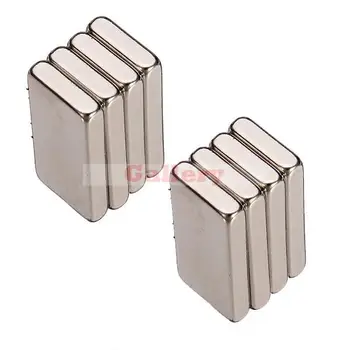 

8 Pcs Lot 20mm*10mm*3mm Blocks Neodymium Fridge Magnets N35 Craft Model