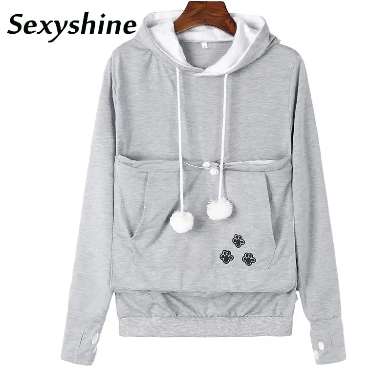 cat carrier hoodie