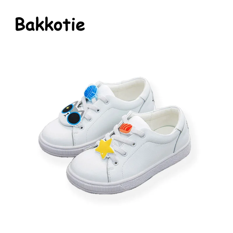 Bakkotie 2017 New Autumn Baby Boy White Shoes Cat Kid Girl Brand Leisure Sneaker Gneuine Leather Breathable Child Soft Trainer bakkotie 2017 new autumn baby boy white shoes cat kid girl brand leisure sneaker gneuine leather breathable child soft trainer