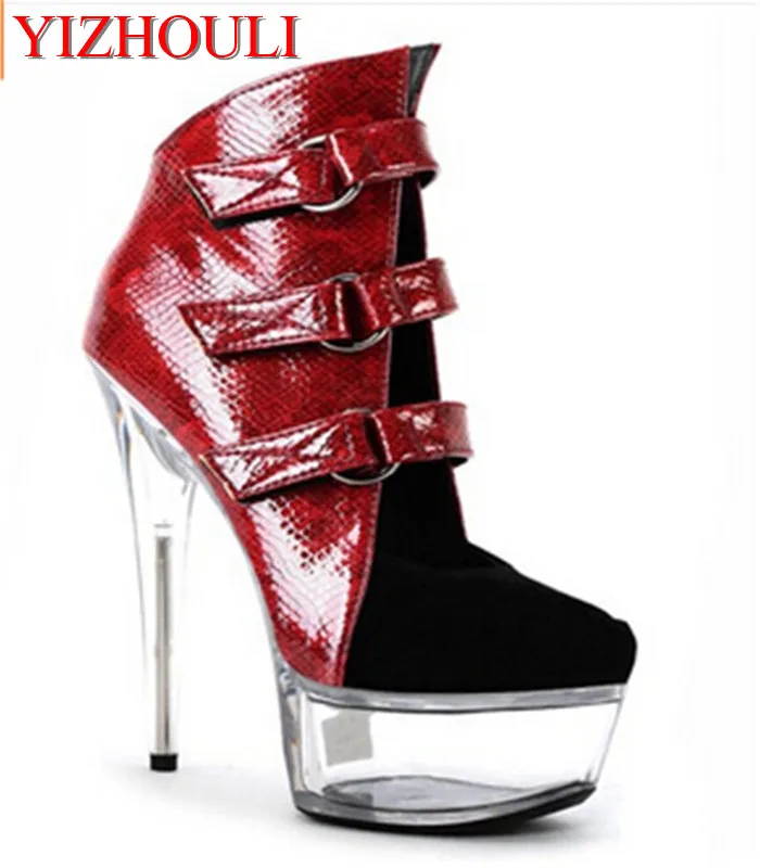 6 inch heel ankle boots