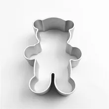 Форма медведя, алюминиевый сплав, форма для резки печенья, металлическая форма для выпечки печенья, инструменты для выпечки тортов
