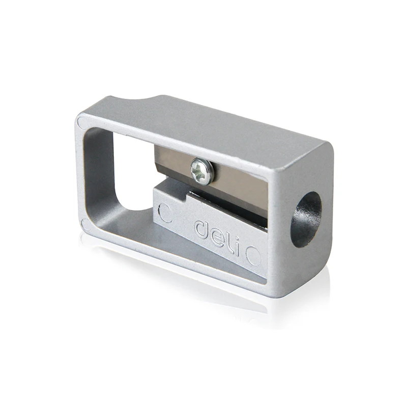 

Creative Silver Metal Mini Pencil Sharpener Cutter for Student High Quality Brand Stationery Pen Knife Office School Supplies