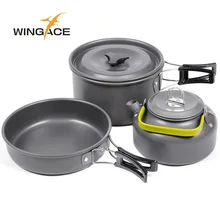 Camping Utensils Tableware For Tourism Picnic Campfire Dishes Frying Pot Pan Hiking Outdoor Kettle Cooking Set Cookware Tourism vilead outdoor tableware pot camping 2 3 people picnic pan tourism tableware outdoor camping hiking cooking set cookware pan