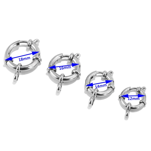 20 Fermagli A Molla In Argento 925 - Chiusure Per Gioielli Con Anelli Di Salto Per Collane E Bracciali - Foto 6