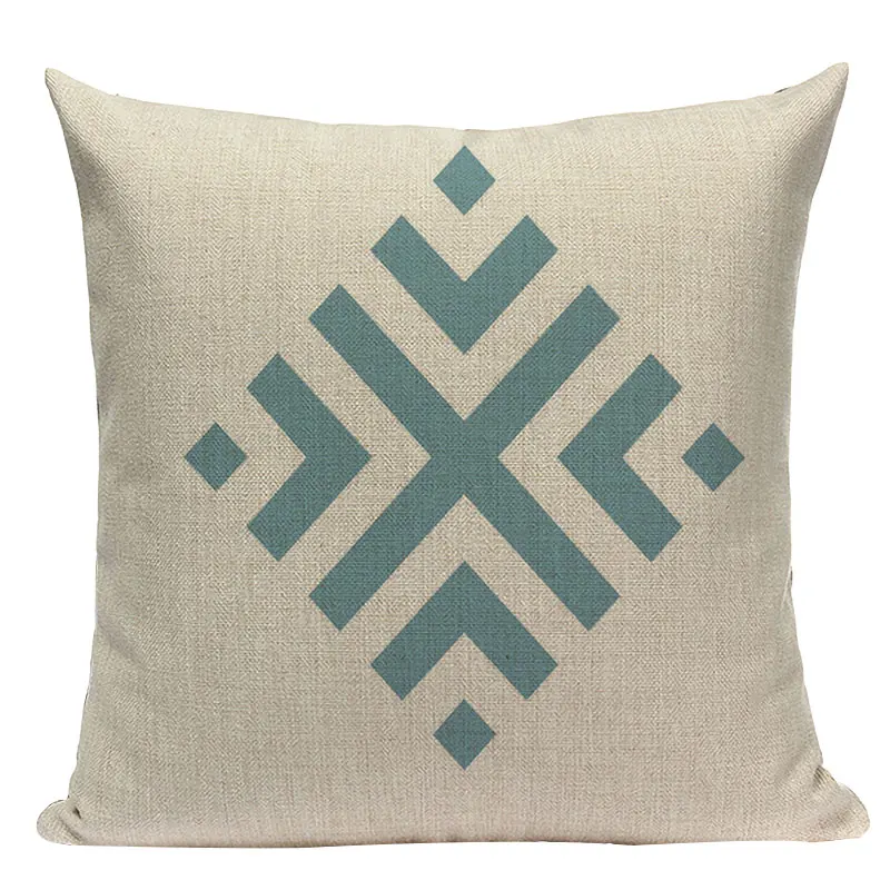 Высококачественные Чехлы для подушек с геометрическим рисунком, черно-белые декоративные подушки, Наволочки для дивана, чехлы для комнаты - Цвет: L433-25