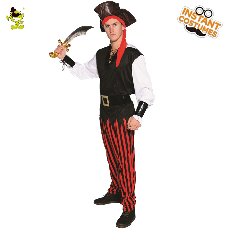Благородный костюм пирата deluxe Pirate Captain комплекты для взрослых мужские Хэллоуин вечерние Викинг имитация нарядное платье