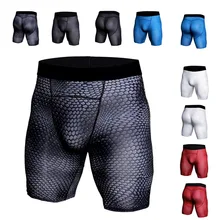 Новое поступление, мужские Компрессионные шорты, летние шорты, дышащие колготки для бега, удобные шорты для спортзала, базовый слой, спортивные шорты
