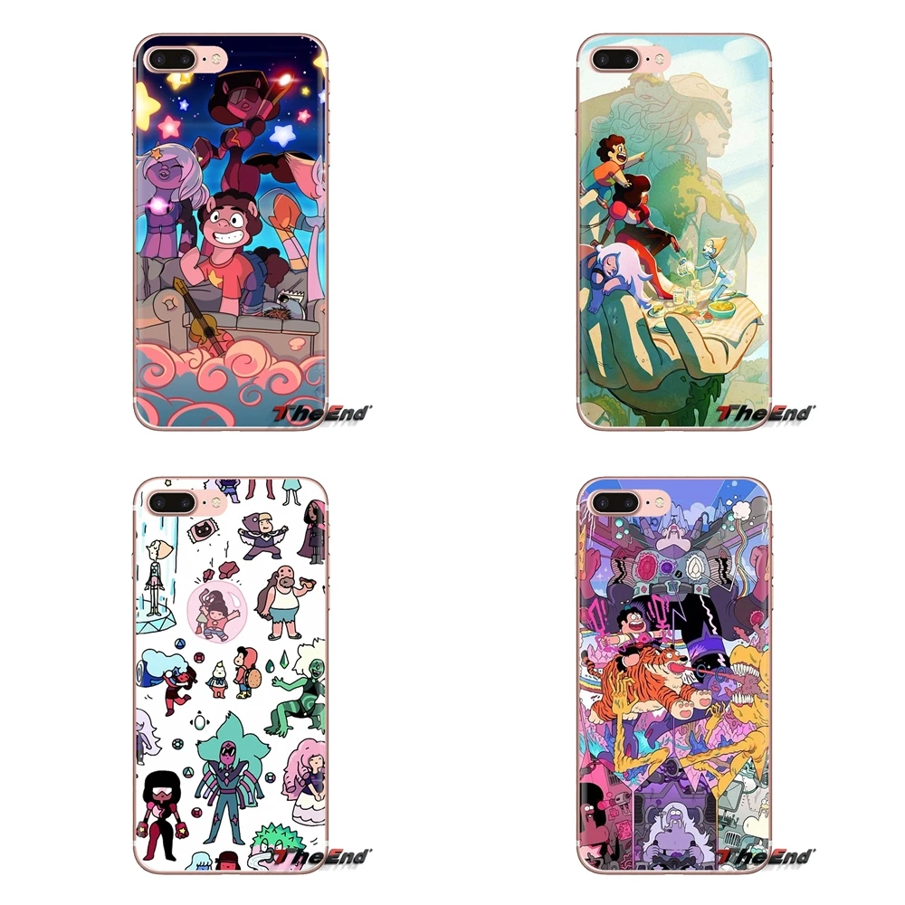 

steven universe For Huawei Mate Honor 4C 5C 5X 6X 7 7A 7C 8 9 10 8C 8X 20 Lite Pro Transparent Soft Cases Covers