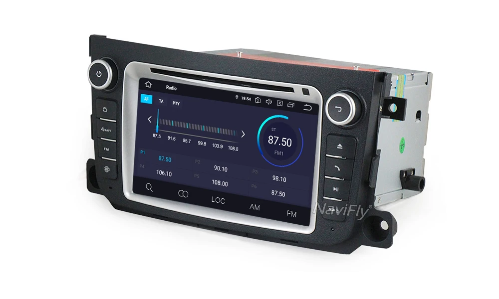 Perfect NaviFly 2 Din Android 9.0 IPS DSP car multimedia player for Mercedes/Benz Smart Fortwo 2011 2012 2013 2014 two sets of UI 11
