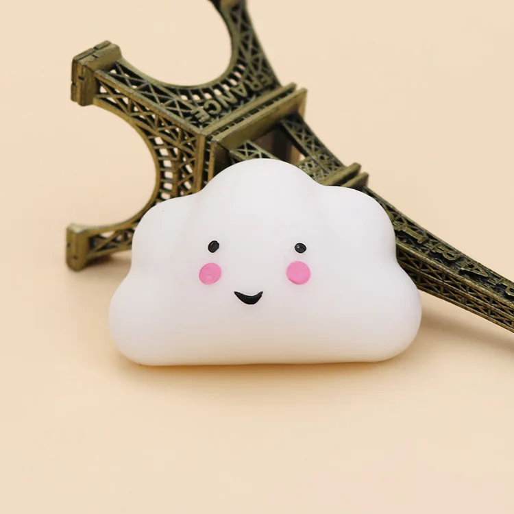 Mskwee Бесплатная доставка кавайный мягкий милый мини сжимаемая игрушка эластичный заживляющий облака Моти расслабление, антистресс