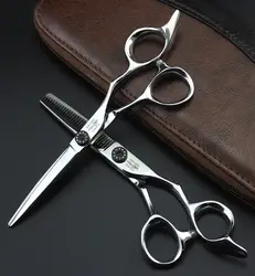 6,0 дюйма JP440C ножницы и истончение ножницы комплект, Япония профессиональных человеческих волос ножницы для салона парикмахеры 1 комплект