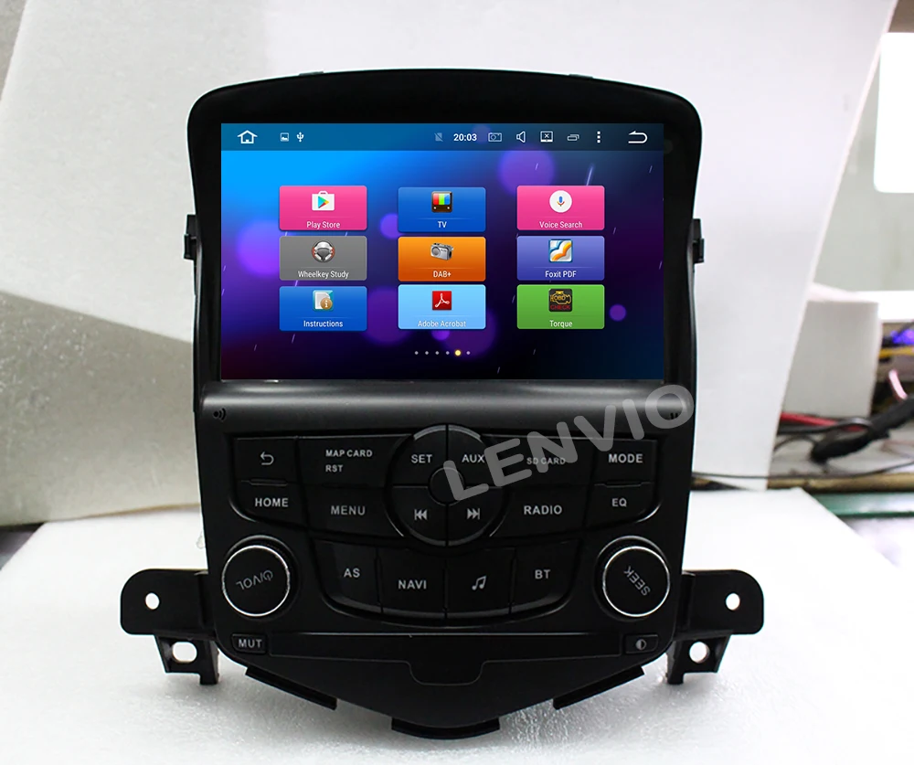Clearance Lenvio 4G RAM 32G ROM Android 8.0 CAR DVD GPS Player For Chevrolet Cruze 2008 2009 2010 2011 Radio GPS Navigation Octa Core IPS 1