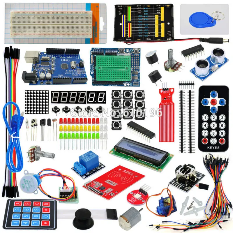 Electronic Fans Kit Breadboard Cable Resistor Capacitor