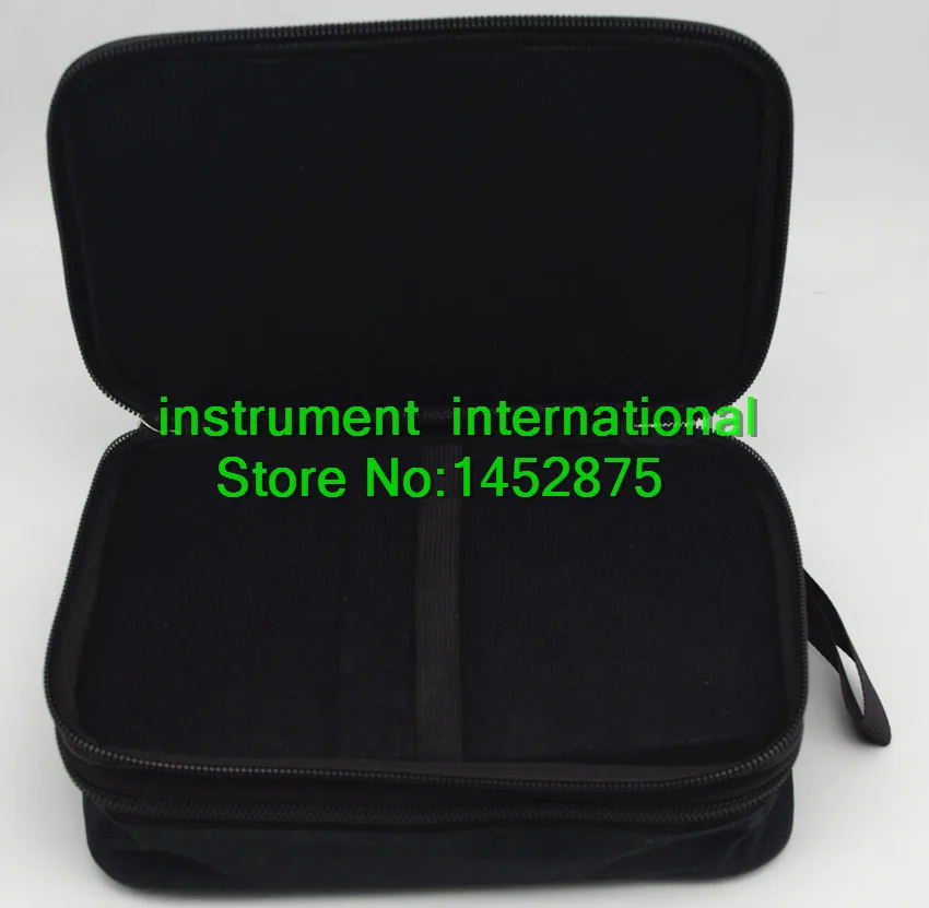 Double Layer Zipper Carrying Case Bag for 87V Multimeters Fits Fluke UT61E 