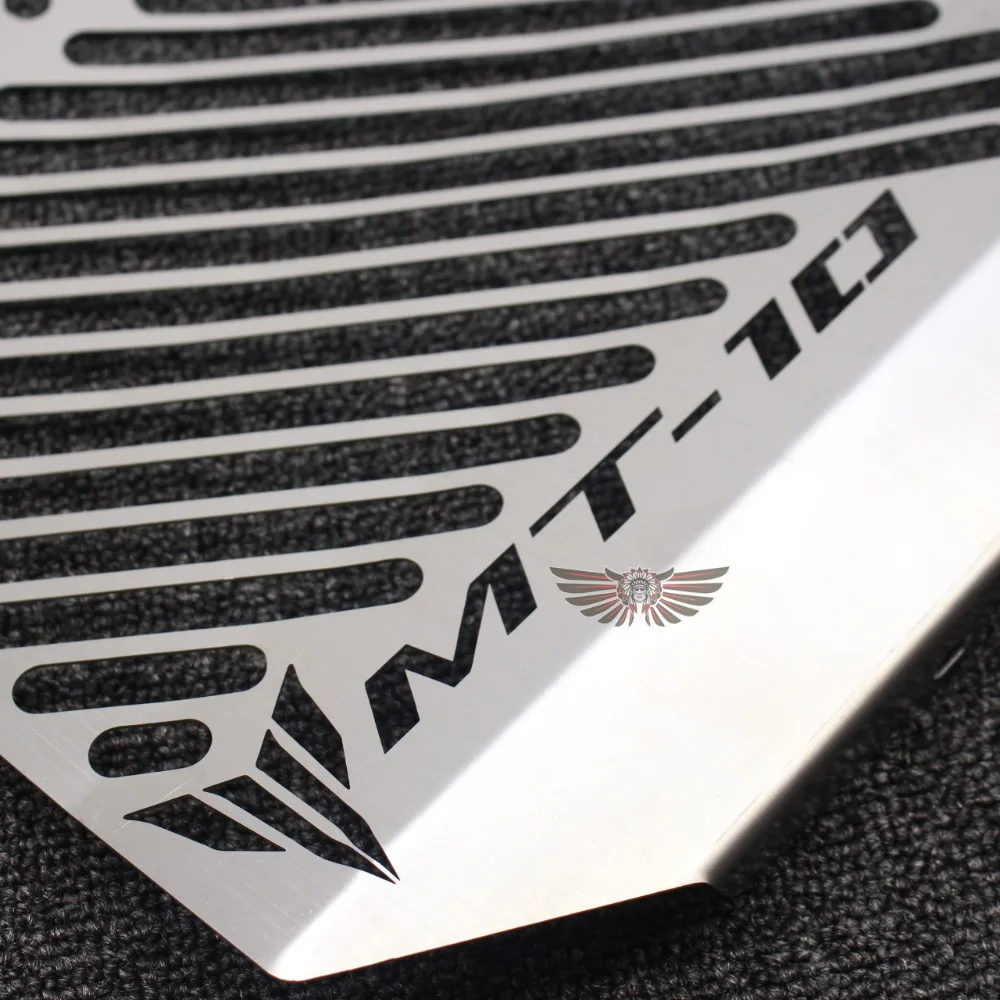 Аксессуары для мотоциклов решетка радиатора защитная крышка и масляный радиатор Защитная крышка для YAMAHA MT-10 MT10- логотип