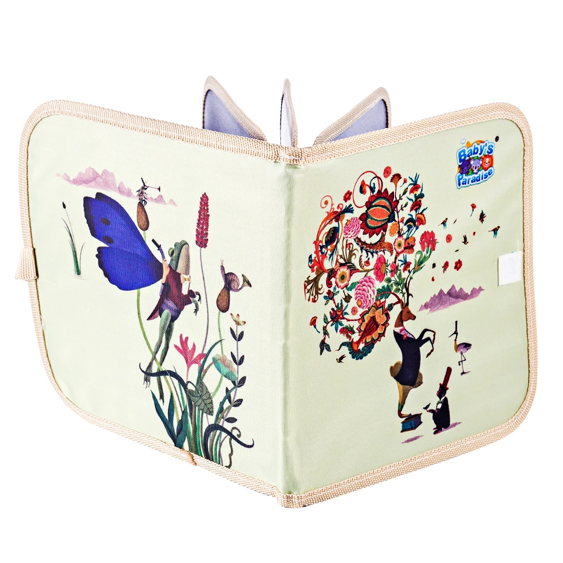 

Children Chalk Graffiti Portable Erasable Cloth Book Educational Learning Drawing Board Support Kid Drawing Kits