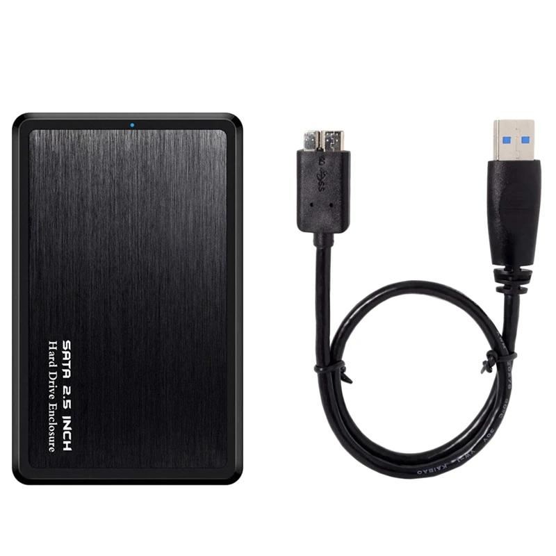 Usb 3,0 до 2,5 дюймов Sata 22Pin 7+ 15 Ssd Внешний жесткий диск Корпус для ноутбуков и ПК и Macbook(адаптер