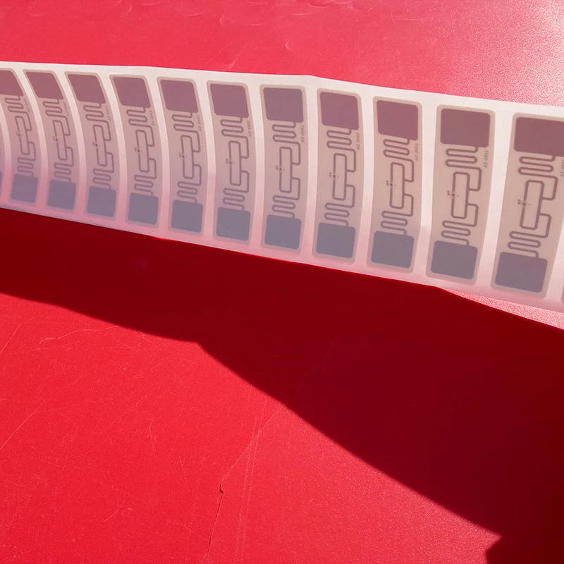 

100pcs UHF Stickers label AZ 9662 860-960MHz UHF RFID Adhesive Tag ISO 18000-6C Alien H3 Chip Inlay 73*23mm