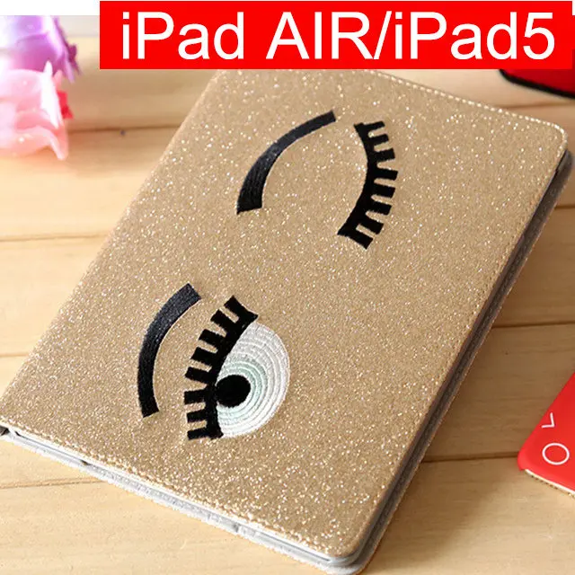 XMXCZKJ милые блестящие чехол для iPad 2/3/4 Air Air2 9,7 мини, на возраст 1, 2, 3, 4, чехол-книжка смарт-чехол из полиуретановой кожи чехол и функцией автоматической блокировки и разблокировки - Цвет: Gold3 for Air ipad5