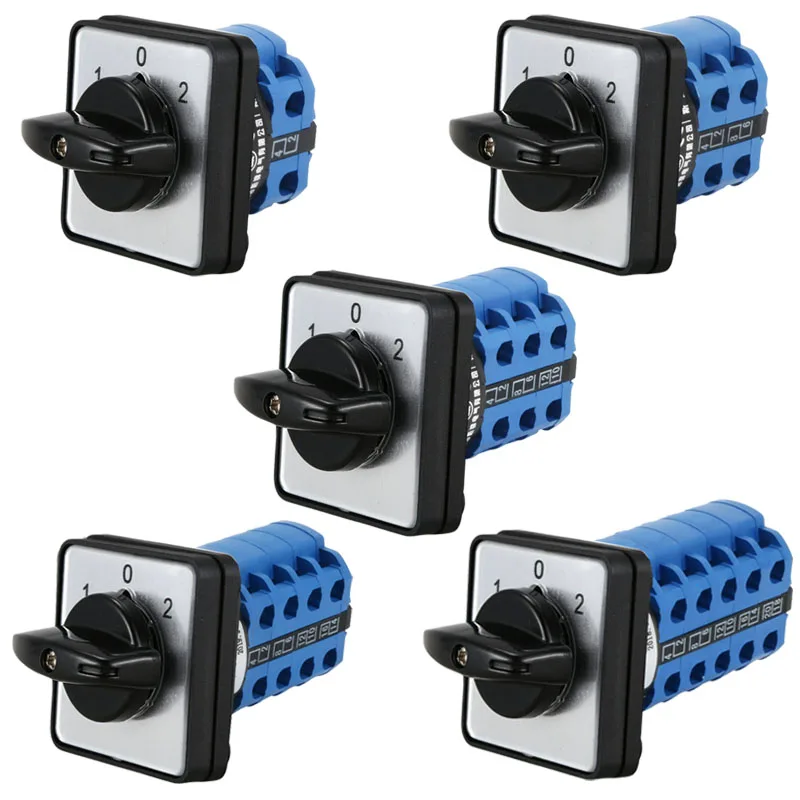 

Rotary Cam Changeover Switch SZW26-20 series Section 1 2 3 4 5 of 3 stalls with Screws Useful Tool 660V 20A