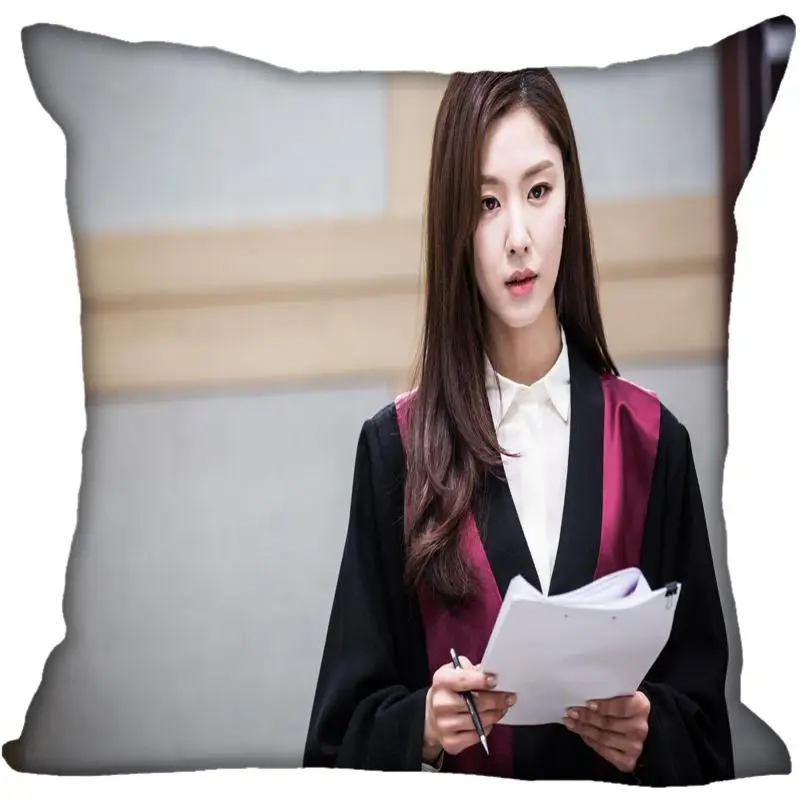 Корея-поп Seo Ji-Hye печать квадратный шелк атласные наволочки 35x35 см, 40x40 см одна сторона напечатаны настроить ваш образ подарок - Цвет: 19