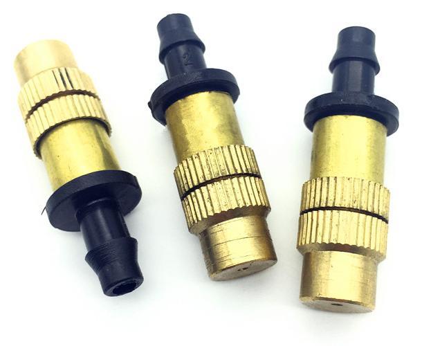 PCS Copper Watering nozzle Adjustable Atomization Drip Garden irrigation greenhouse vegetables Saplings Irrigation systems