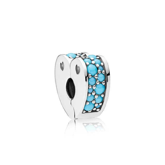 

Fanier 100% 925 Sterling Silver New 797227nya Green Love Arc Charm Security Gram Appropriate Diy Free Bracelet