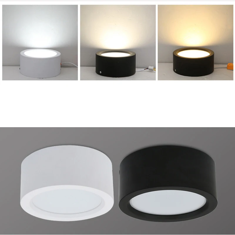 

Surface Mounted 7W LED Downlight 12W 15W 18W Ceiling Lamps SMD LED Spot Lights 220V Ceiling Fixtures Lighting