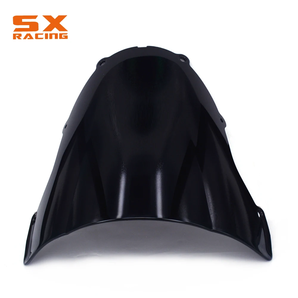 Мотоциклетные черные Пластик ветровое стекло для ZX-6R ZX6R ZX 6R ZX636 ZX 636 2003 2004 03 04