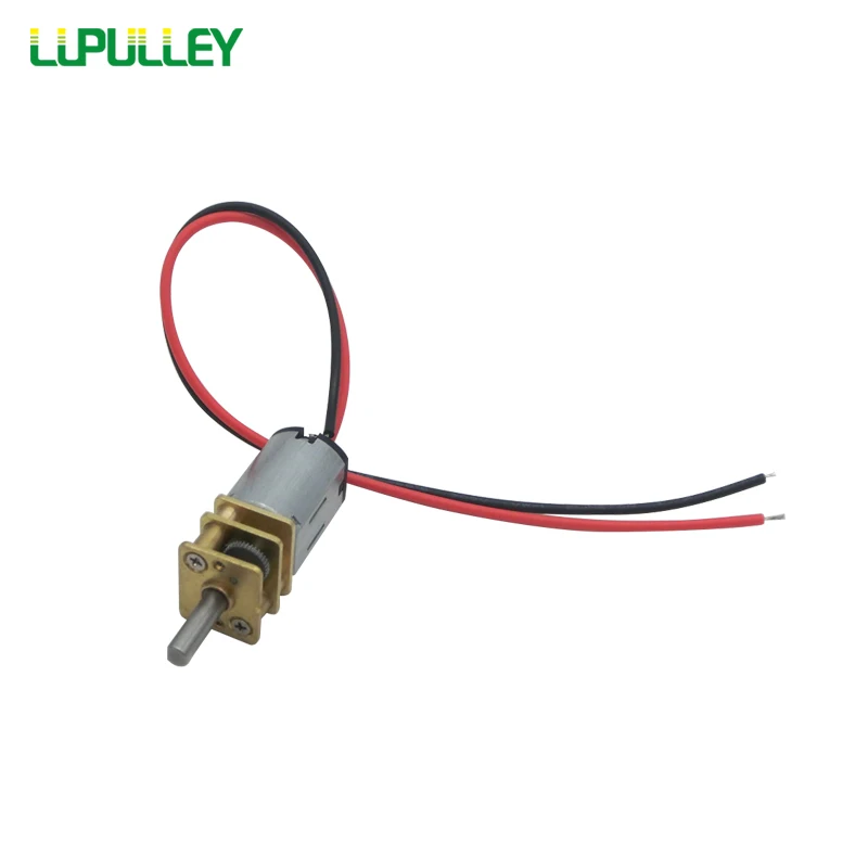 

LUPULLEY GA12 N20 DC Gear Motor DC 3V 6V 12V,15/30/50/200/300/500/1000RPM Metal Gearbox Wheel for Remote Control Robot Car